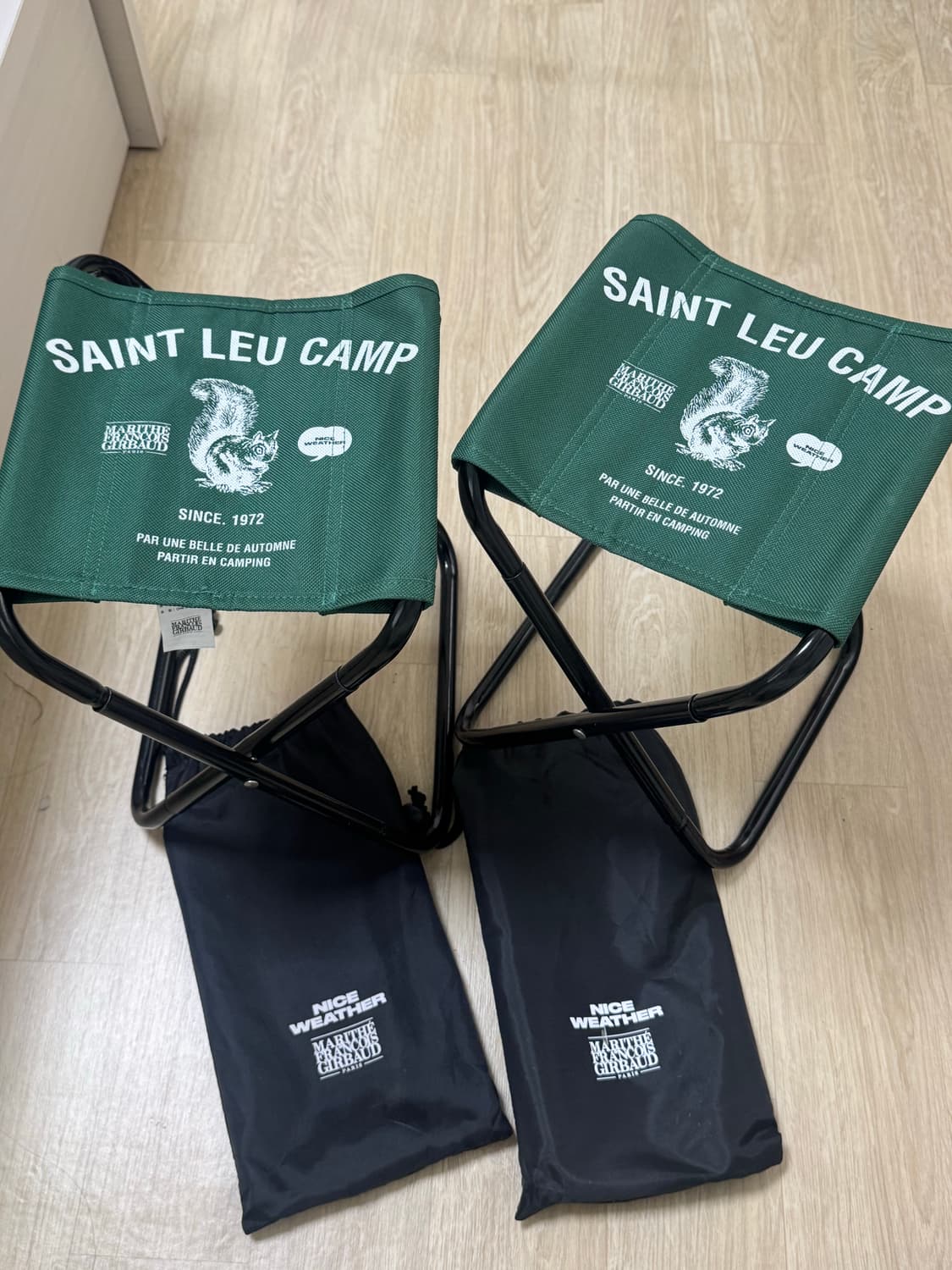 나이스웨더X마리떼 캠핑 의자 2개 상품이미지2