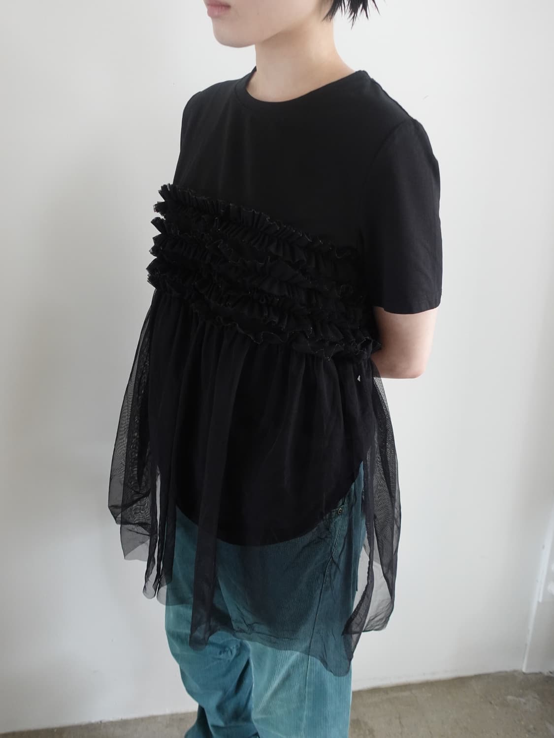 FRIFUL chiffon t-shirt   상품이미지1