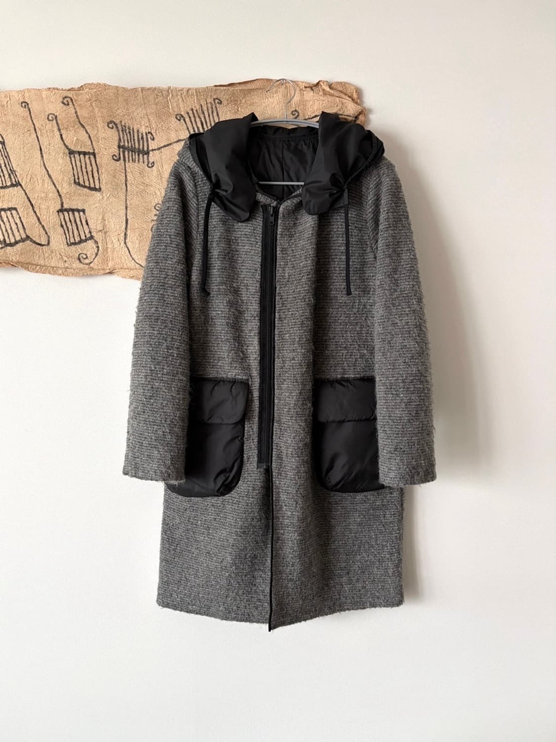 hooded zip-up coat 상품이미지1