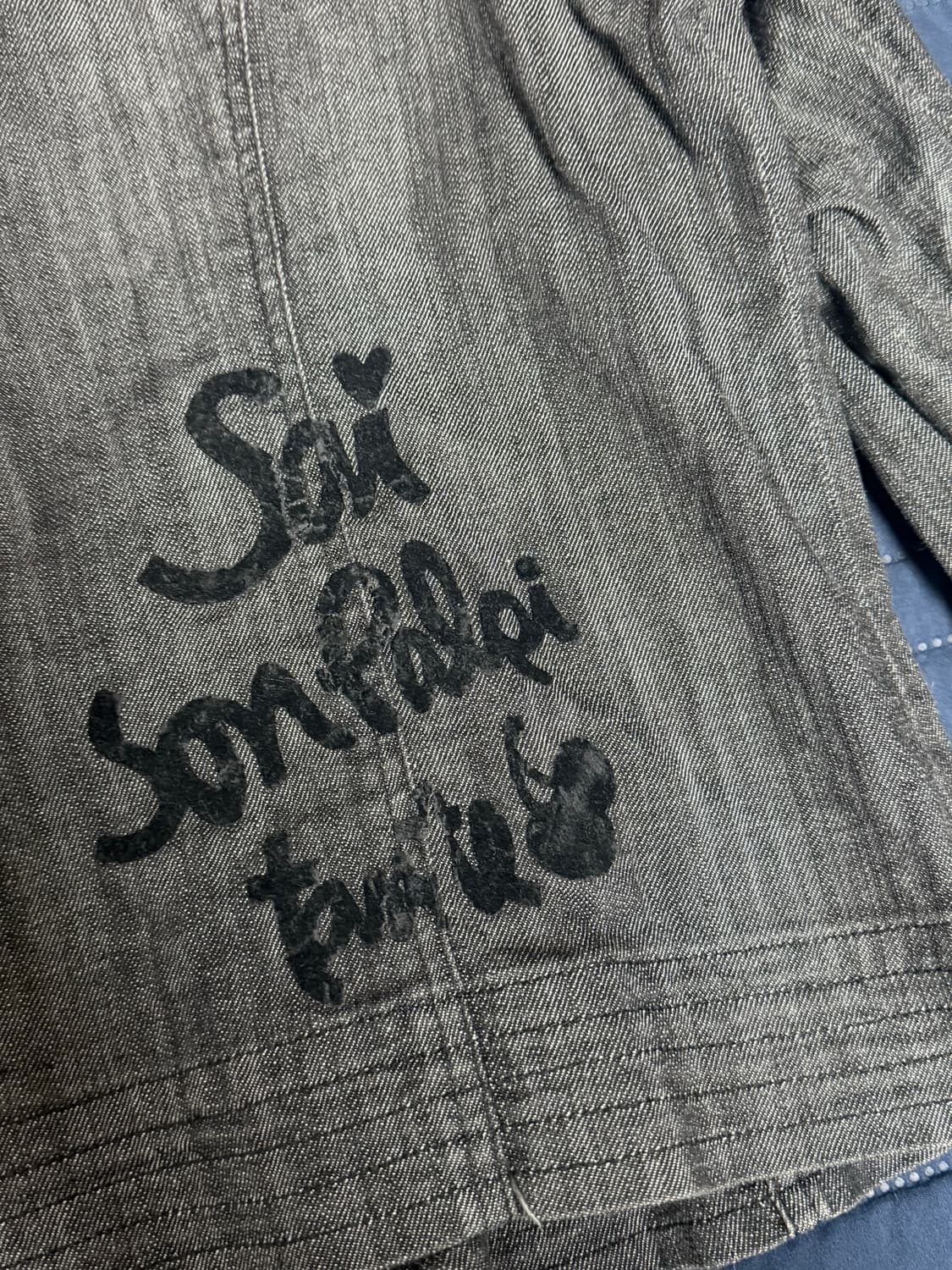 빈티지 흑청 셔츠 상품이미지5