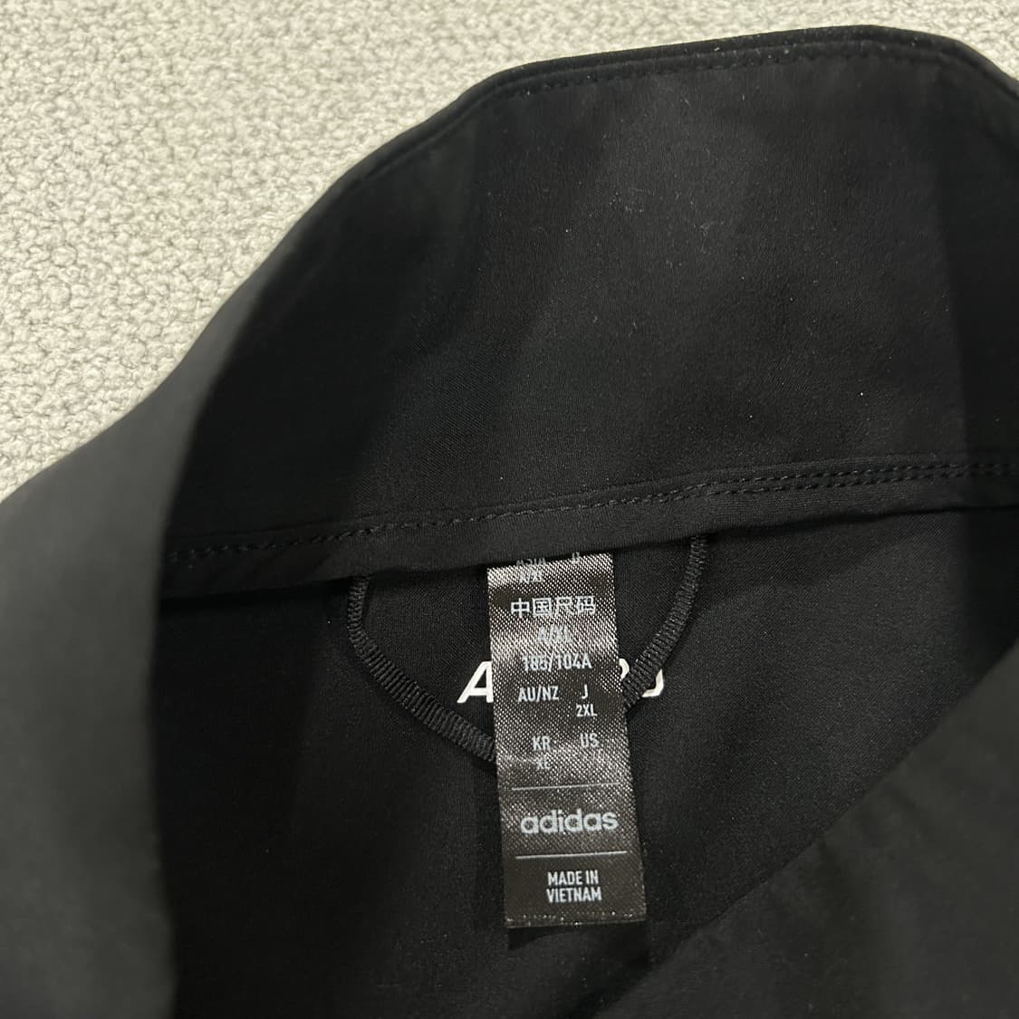 아디다스 블랙 트레이닝 바람막이 2XL 상품이미지2