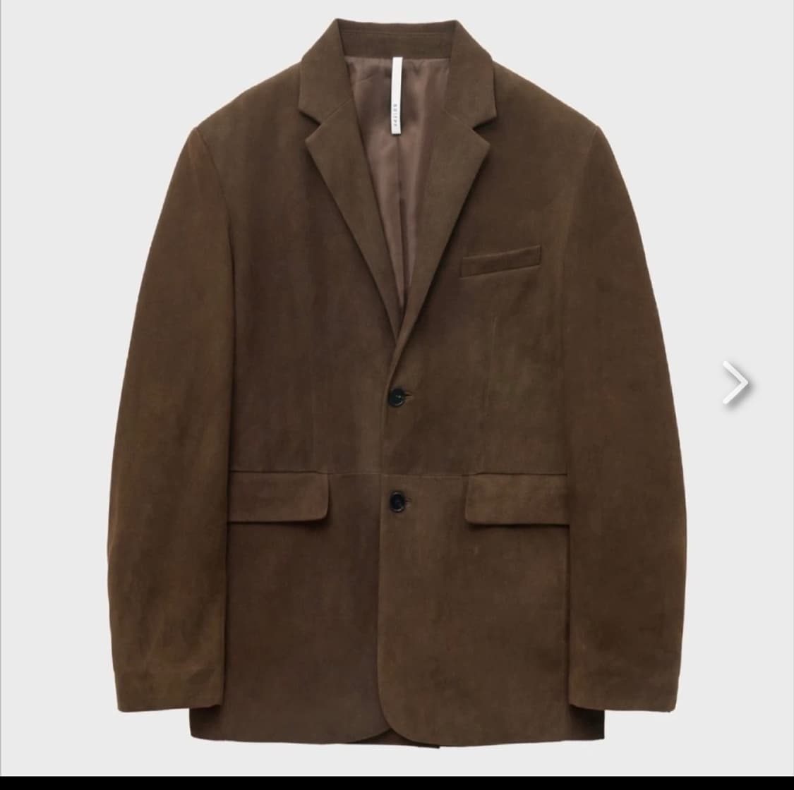 노이어 램스 스웨이드 테일러드 자켓 (브라운) 50 상품이미지1