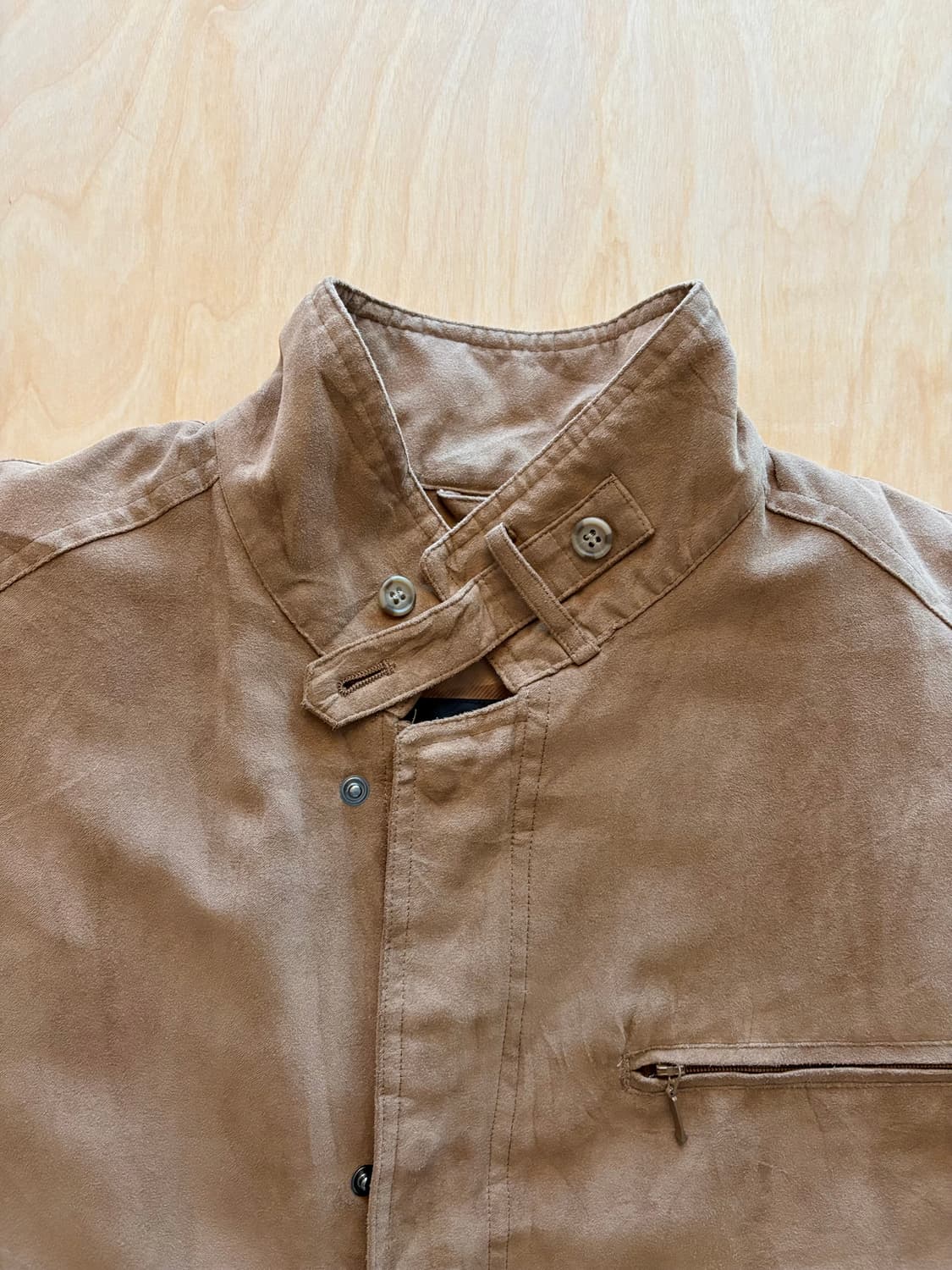 일본 브랜드 스웨이드 자켓 (안감 패딩) 상품이미지3