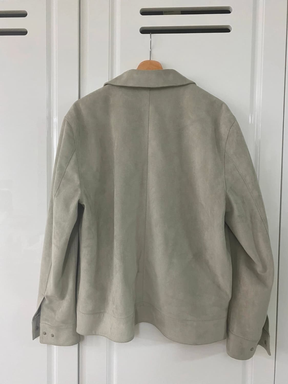 TATE 테이트 스웨이드 트러커 자켓 그레이 색상 105 상품이미지2