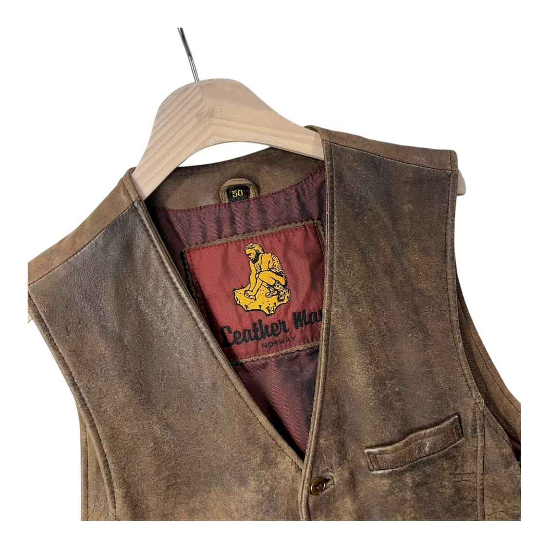 [AKTA LADER] 빈티지 리얼레더 베스트 상품이미지3