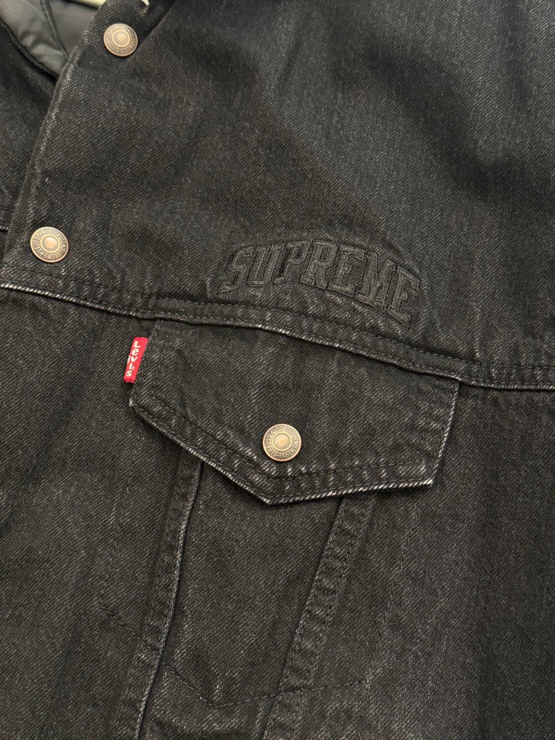 슈프림 x 리바이스 양면 누빔자켓 상품이미지2