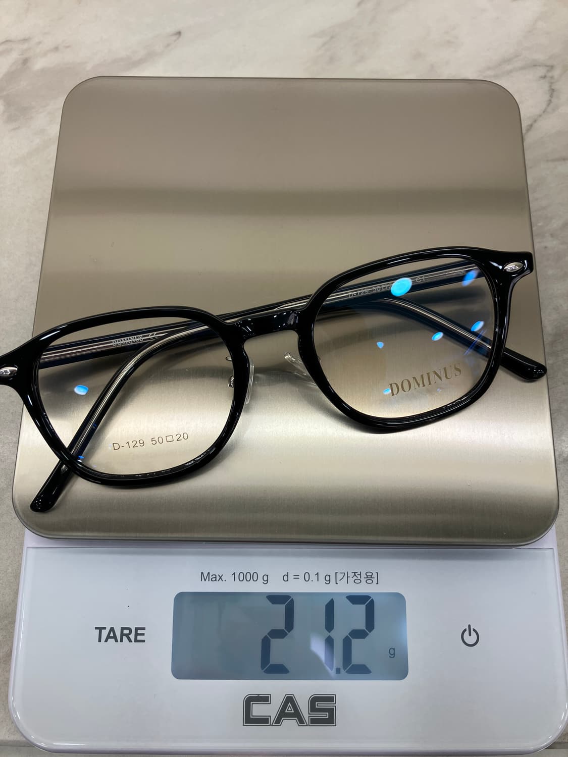 B91 DMN 유광 블랙 웰링턴 뿔테 안경129 상품이미지8