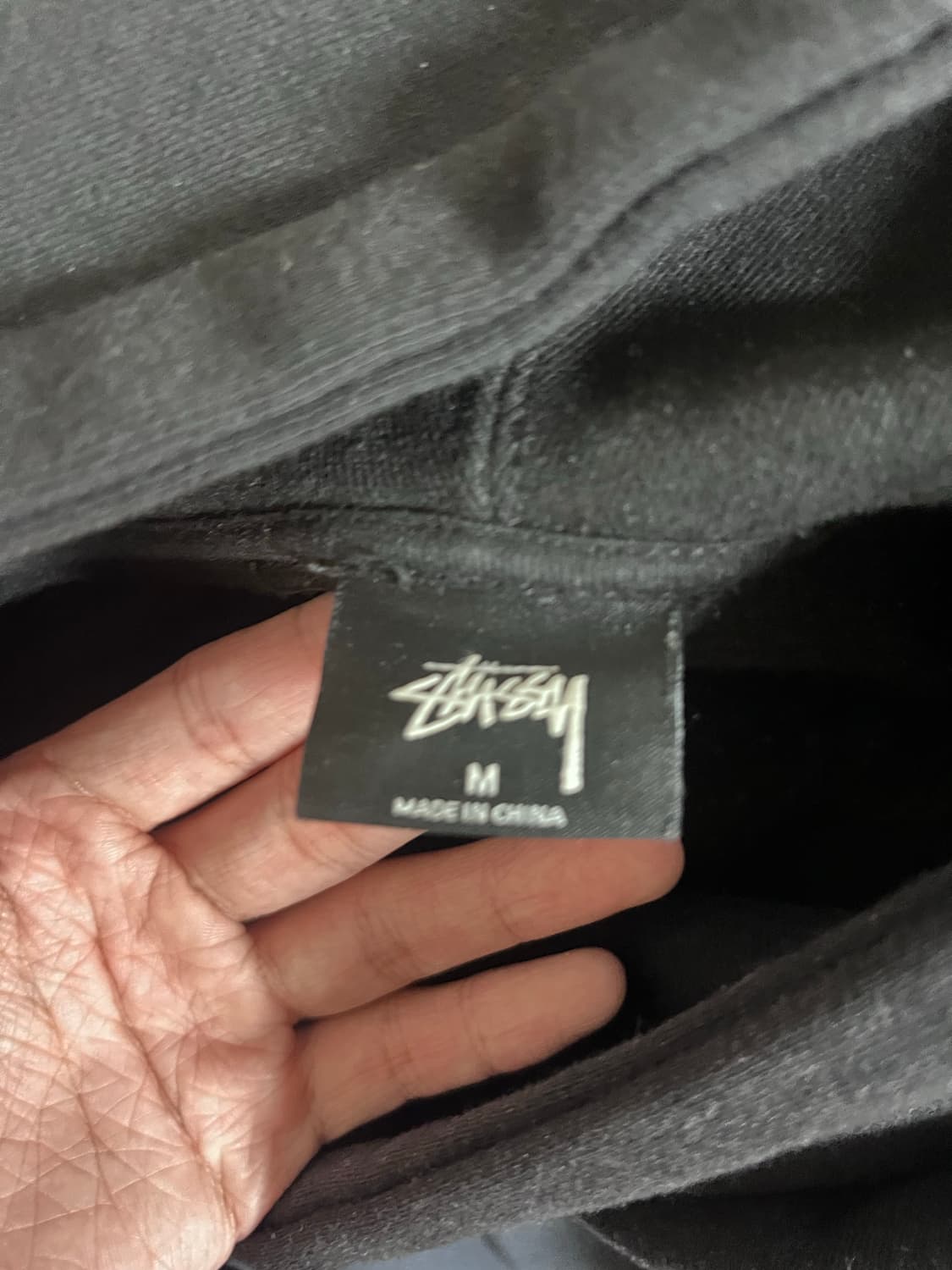 스투시 엠퍼럴 후드 블랙 M 상품이미지5