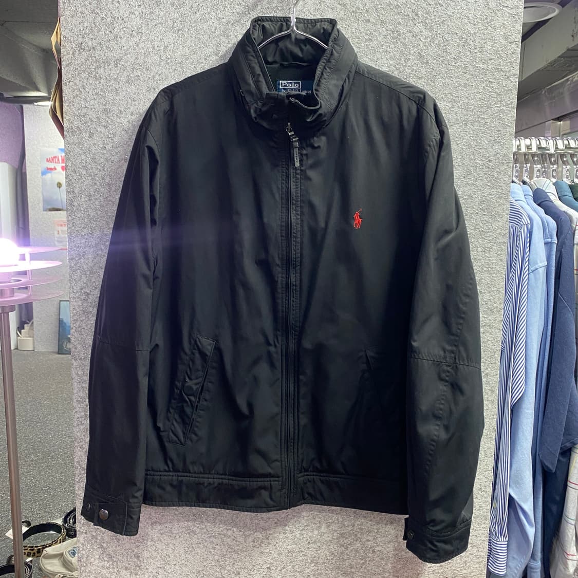 폴로 랄프로렌 레드포니 기모 블랙 페리 자켓 B3931   상품이미지2