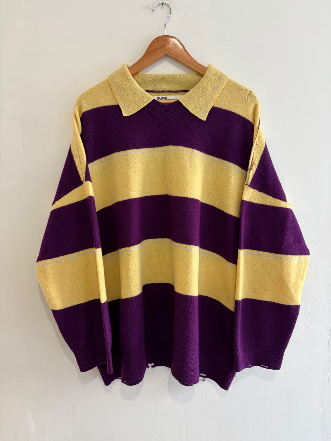 다이리쿠 니트 럭비티 상품이미지1