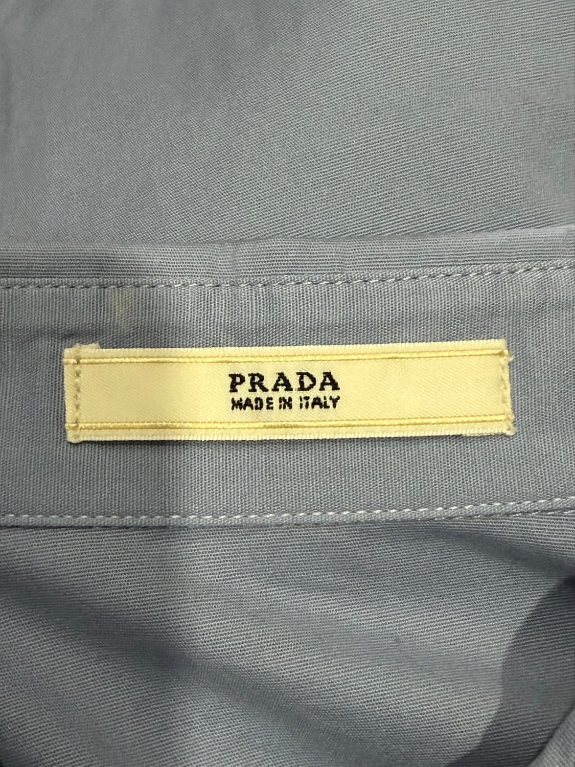 PRADA 여성 하늘색 셔츠 S 정품 상품이미지3