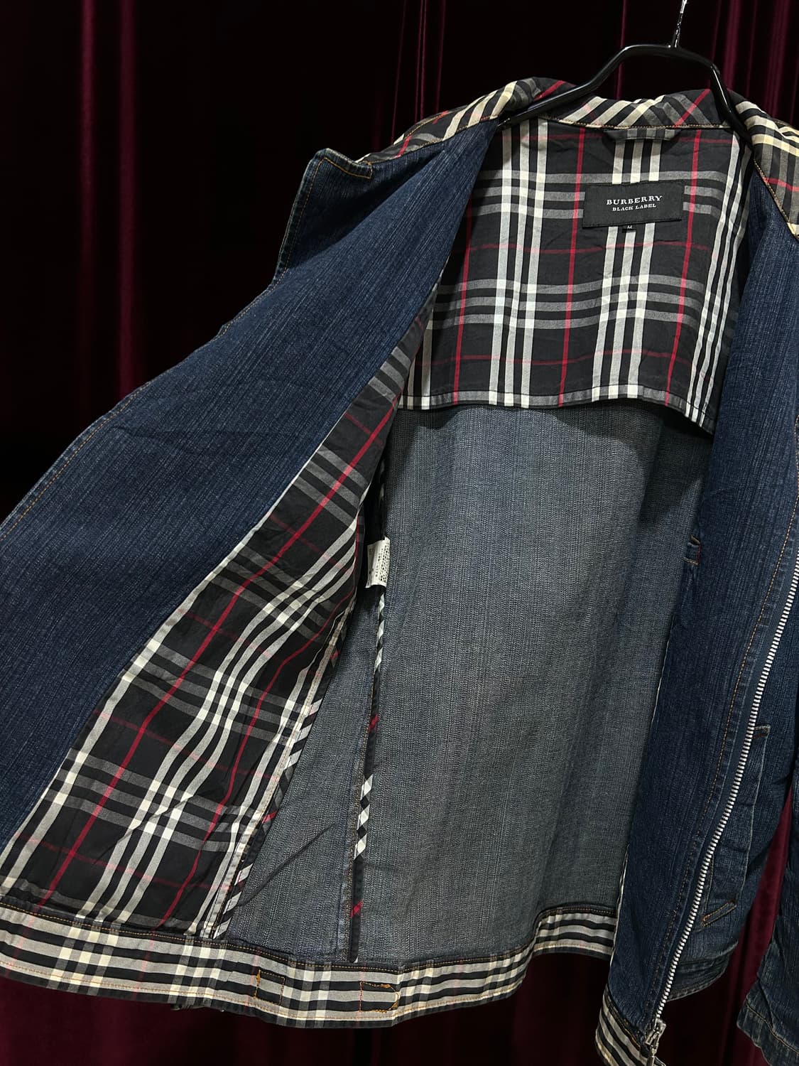 BURBERRY BLACK LABEL DENIM RIDER JACKET 상품이미지6