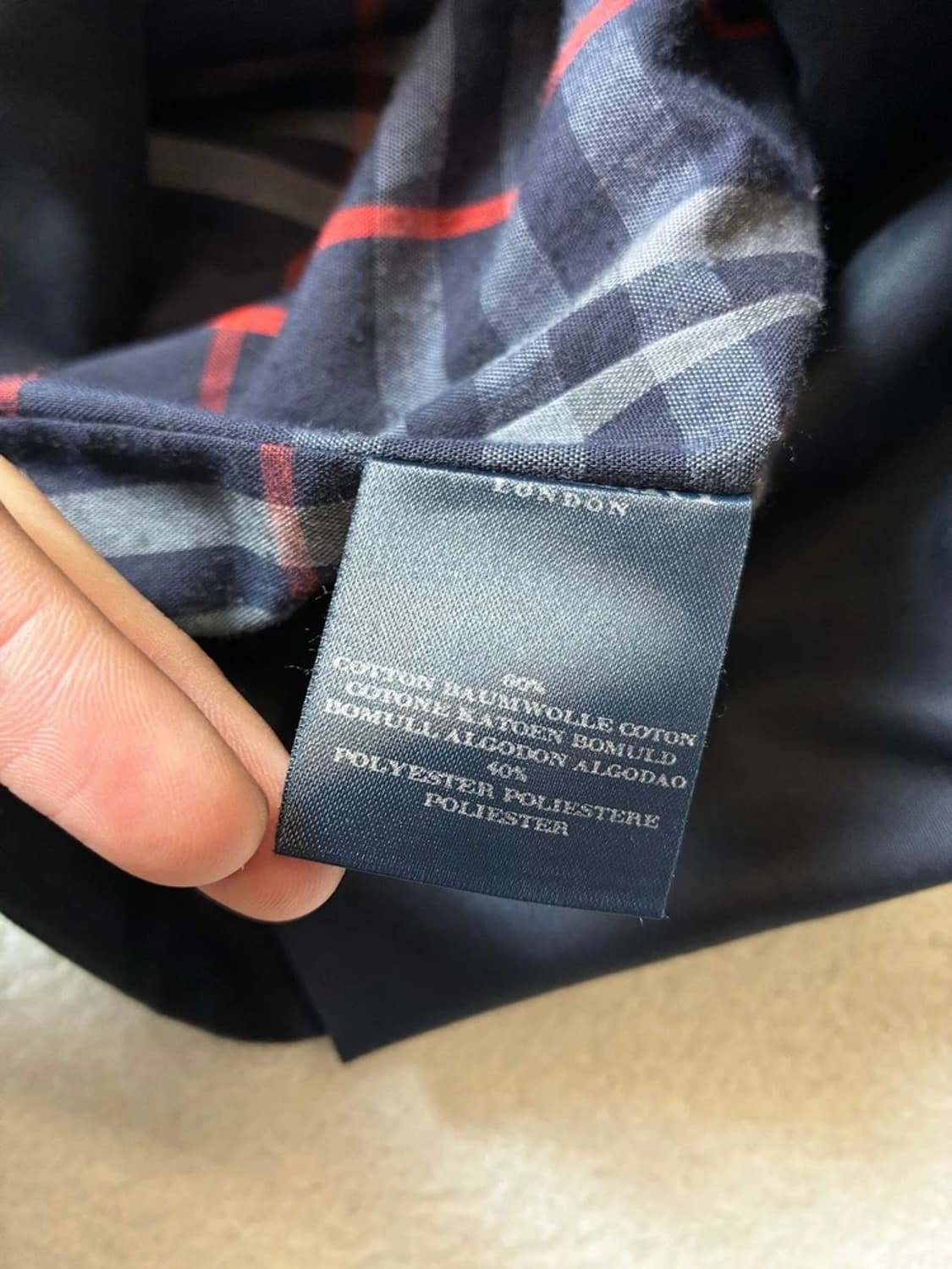 버버리 90's 노버체크 배색 벨티드 트렌치 코트 PN7529 상품이미지7