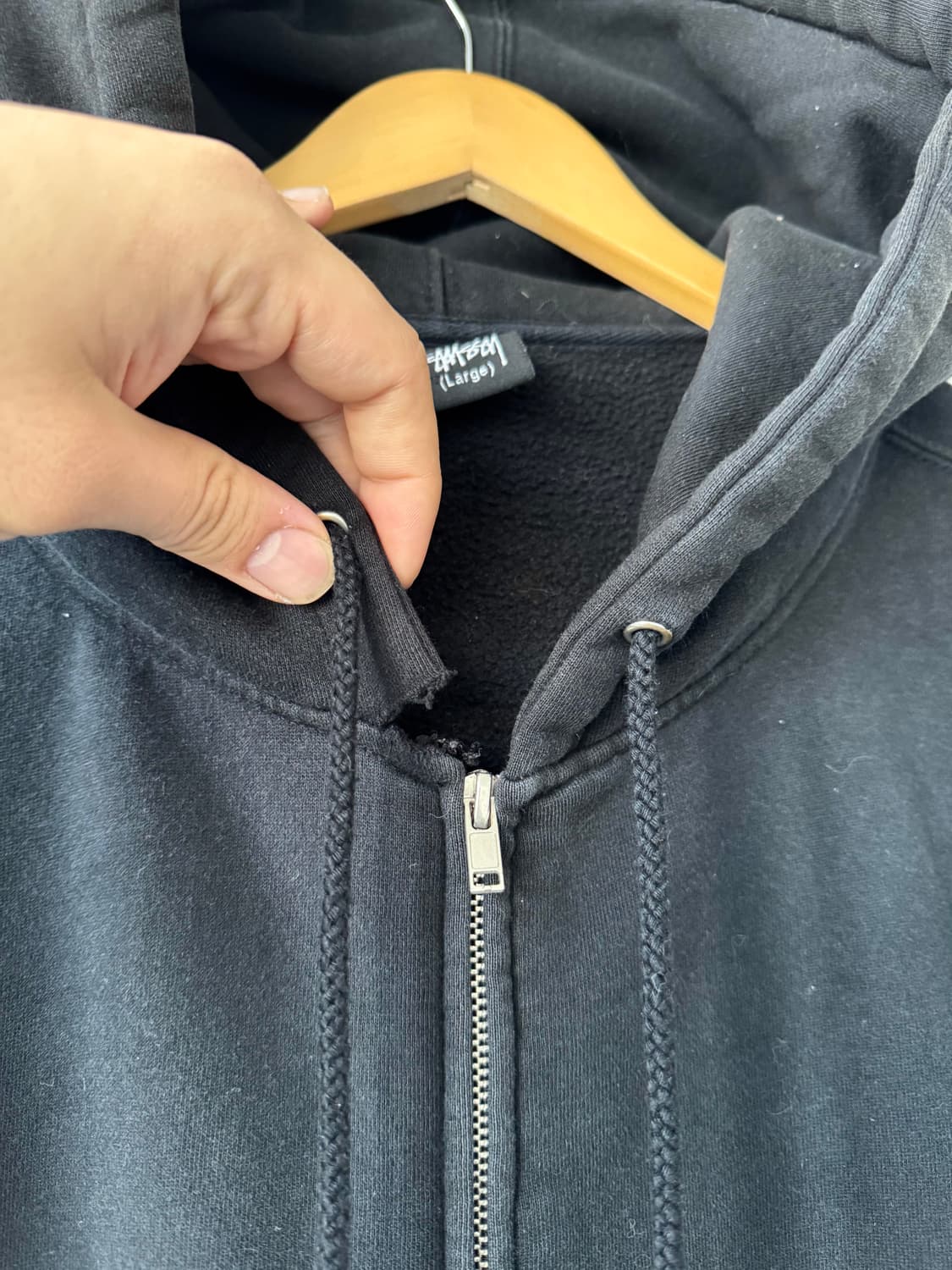 00s 스투시 x Goods 4th Anniversary 후드집업 상품이미지4