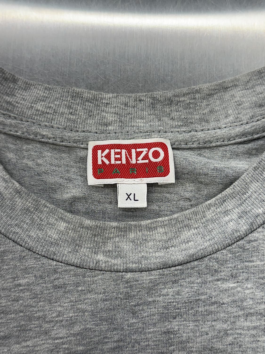 겐조 보크 플라워 코튼 하프 티셔츠 그레이 상품이미지7