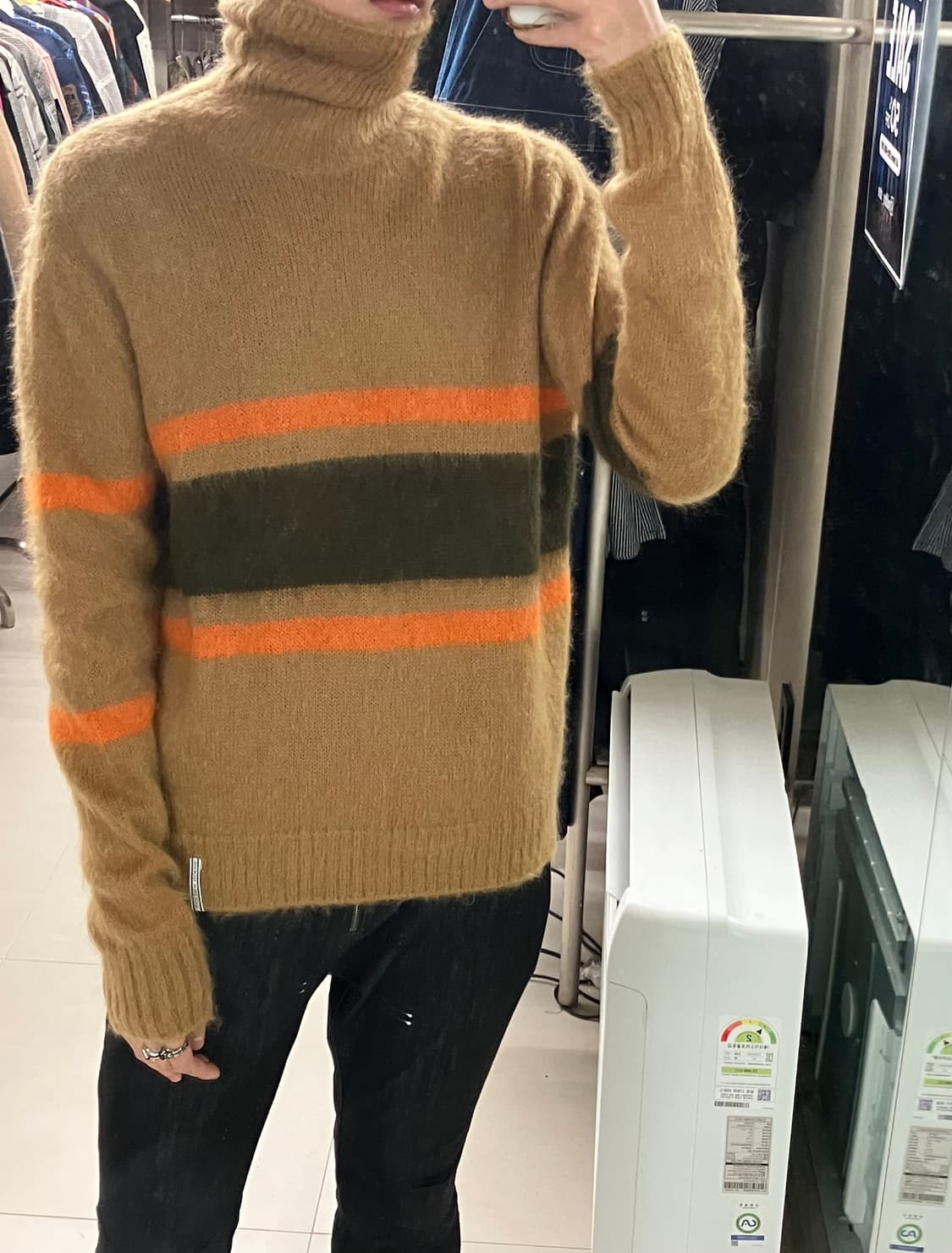 골든구스 모헤어 터틀넥 니트 M 상품이미지8