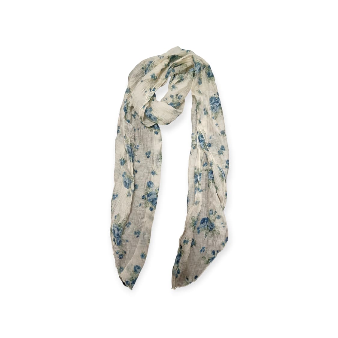 모리걸 파란 작은 장미 스카프 상품이미지1