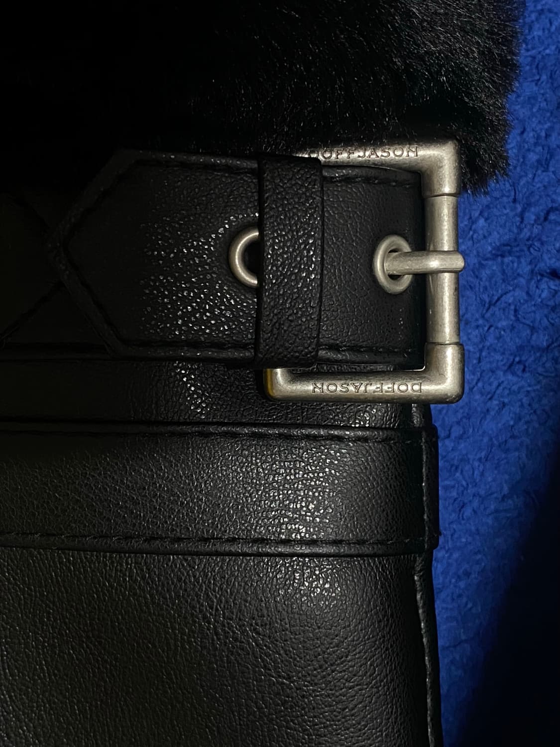 DoffJason 도프제이슨 솔리드 무톤 자켓 퍼 무스탕 L 상품이미지4