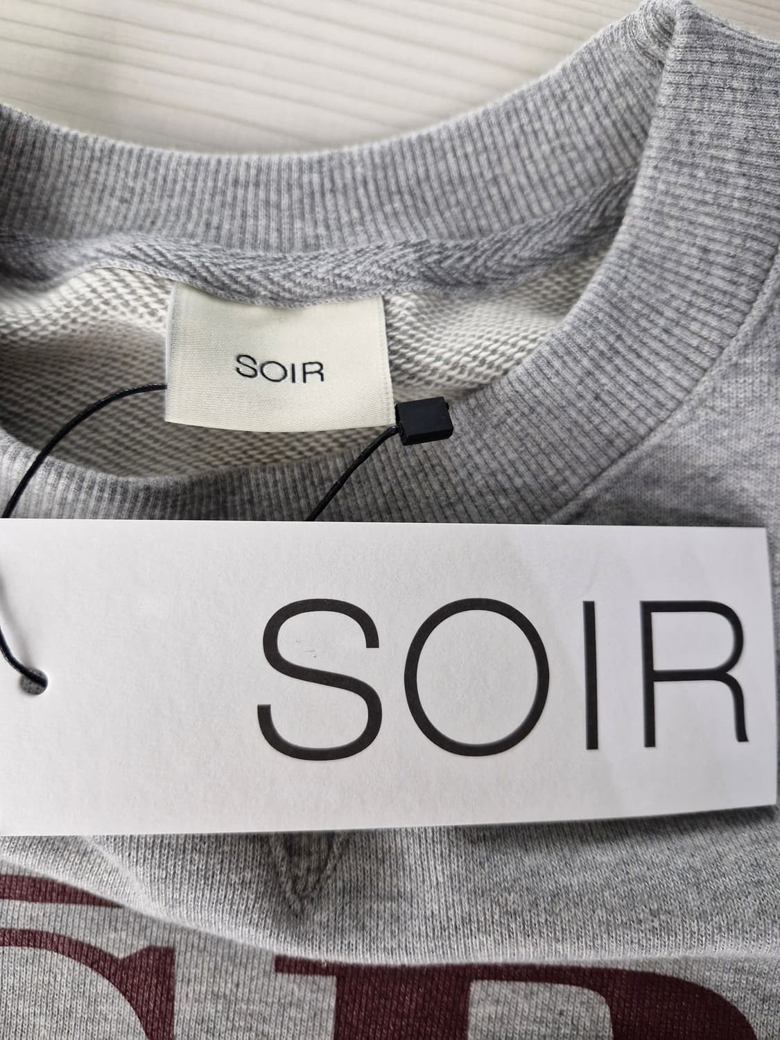 (새상품)SOIR 쏘이르 SR로고 맨투맨 상품이미지6