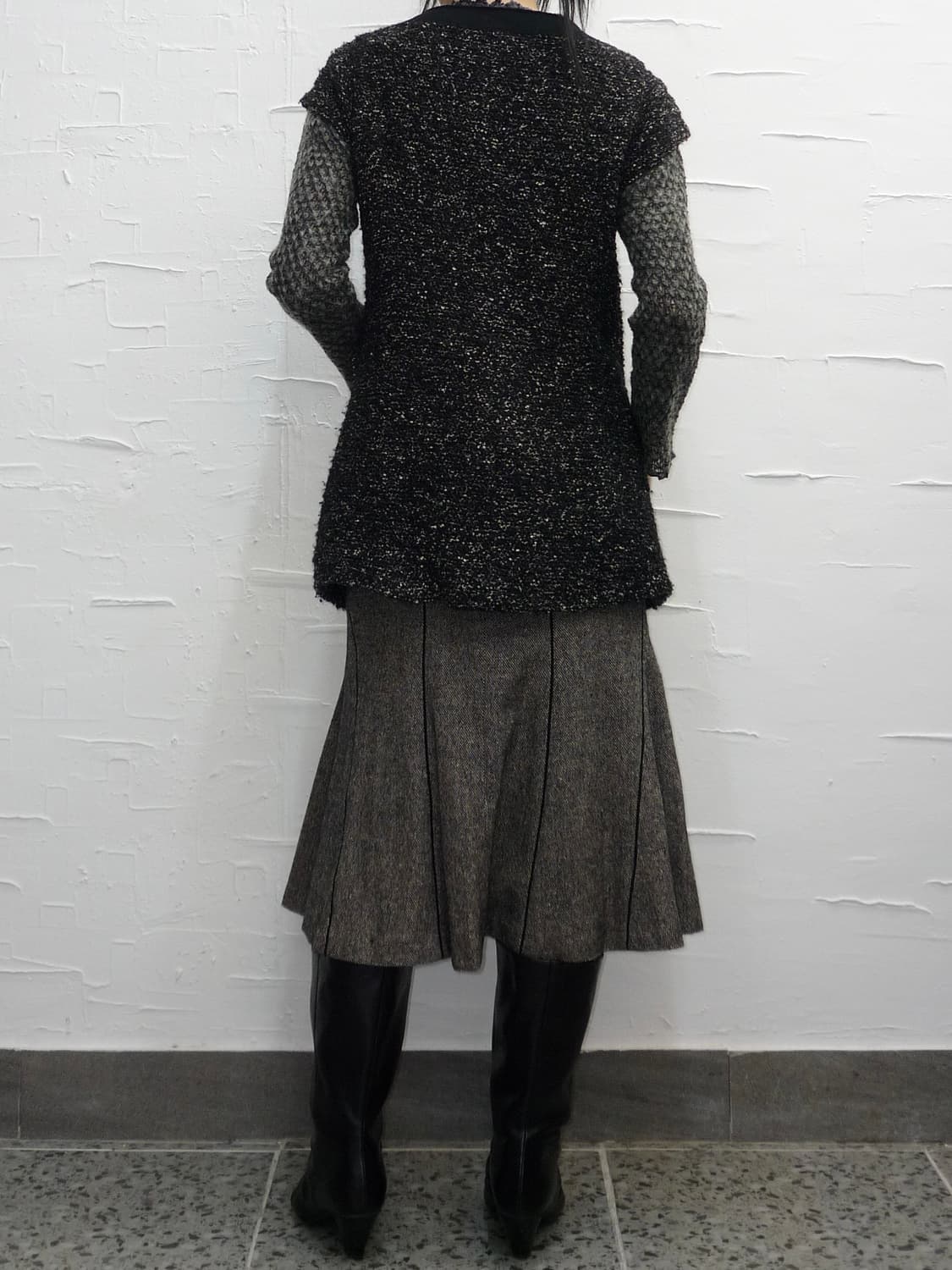 onyx tweed vest 상품이미지4