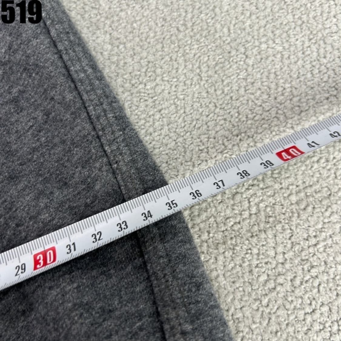 나이키 그레이 기모 트레이닝 바지 상품이미지5