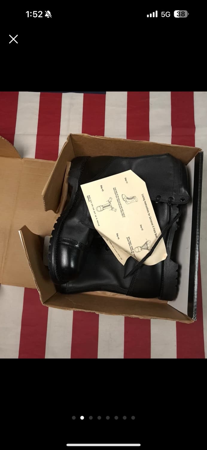 레어 박스 새제품 미군 WW2 베트남전 코코란 점프부츠 10EE 상품이미지2