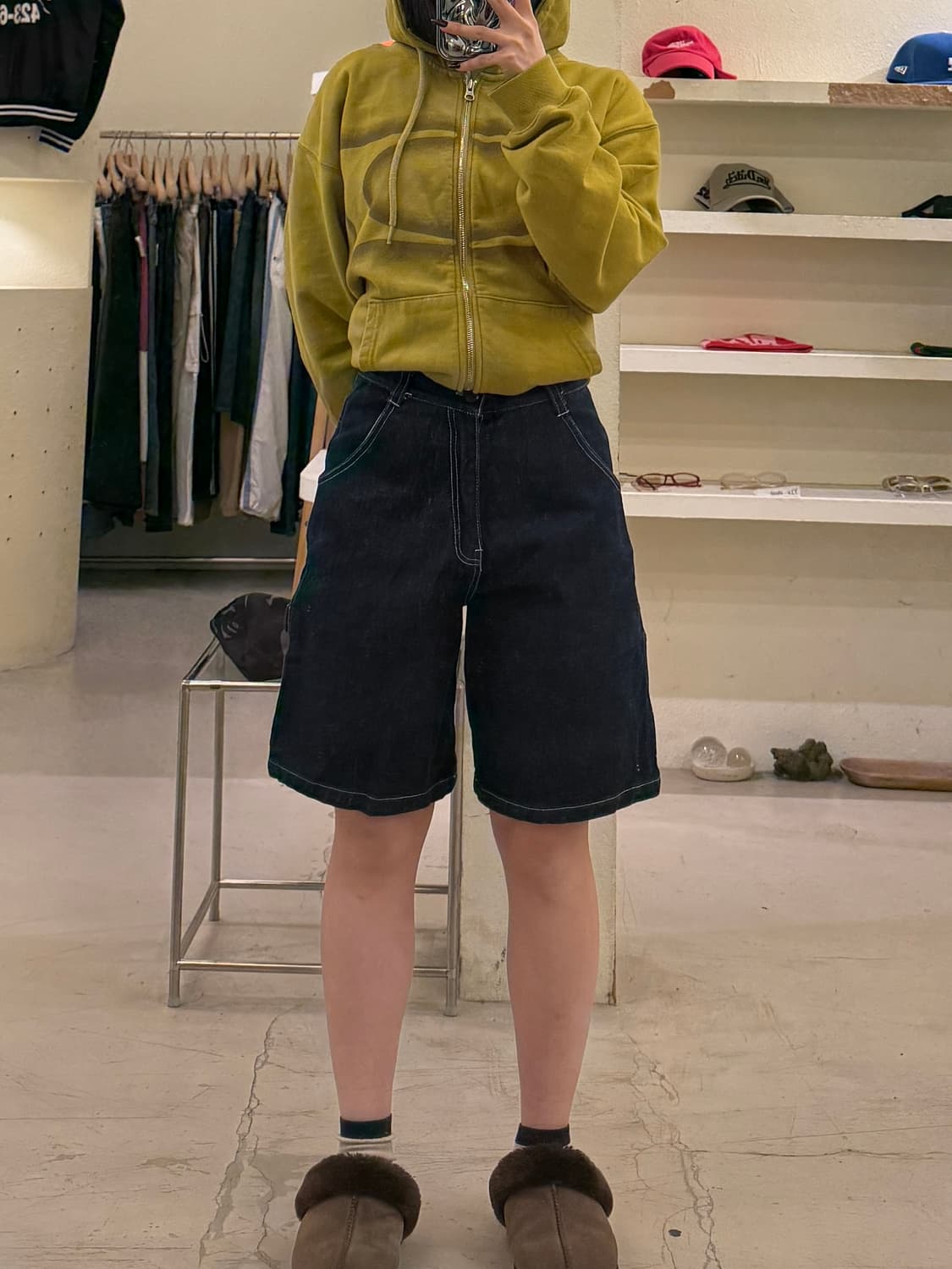 칼하트 데님 카펜터 반바지 U1594 상품이미지1