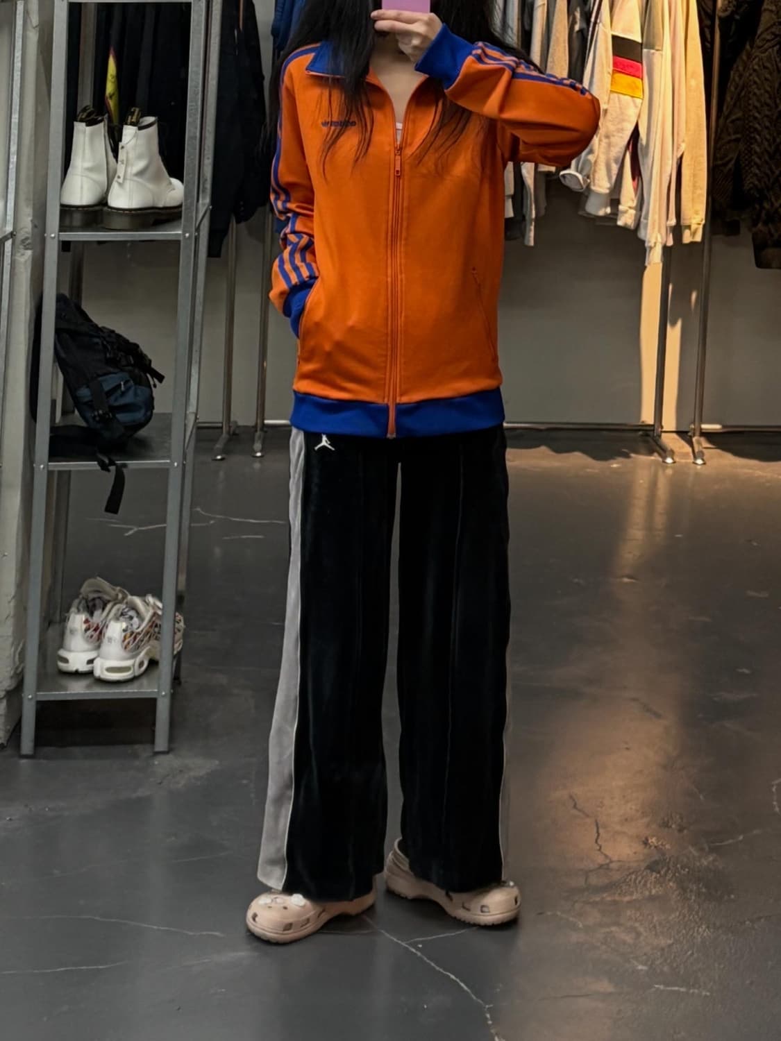 아디다스 베켄바우어 오렌지블루 트랙탑져지 A2907 상품이미지1