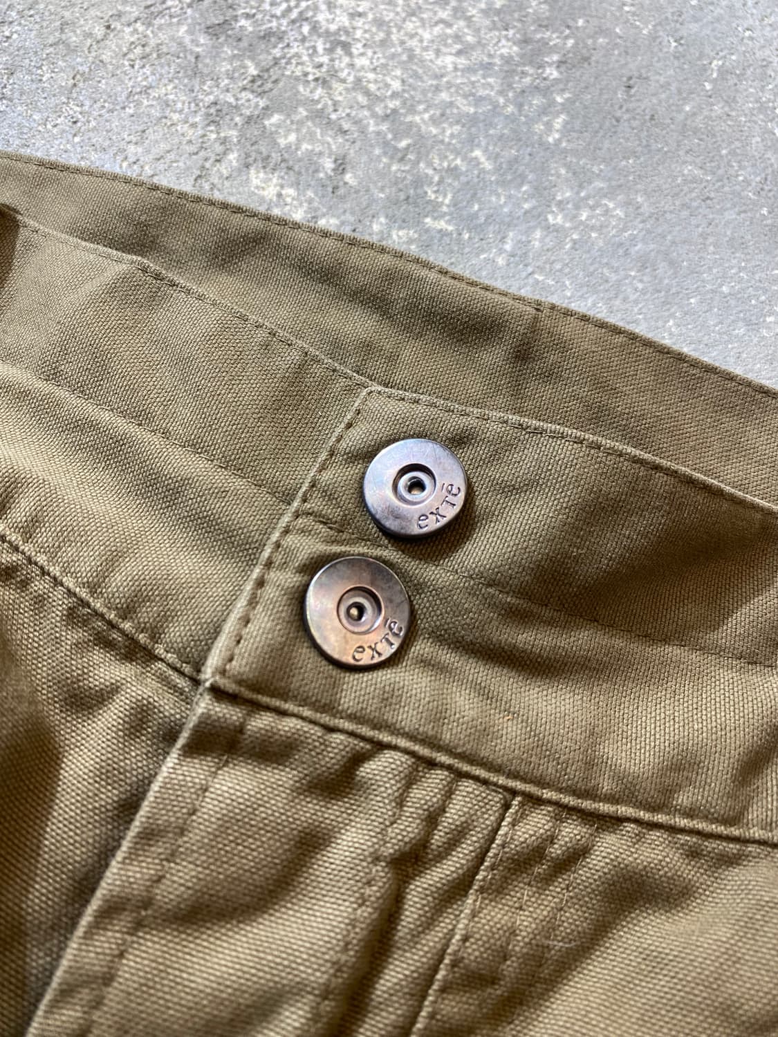 [32] EXTE 이태리 메이드 컨템포러리 트위스트 코튼 팬츠 상품이미지3