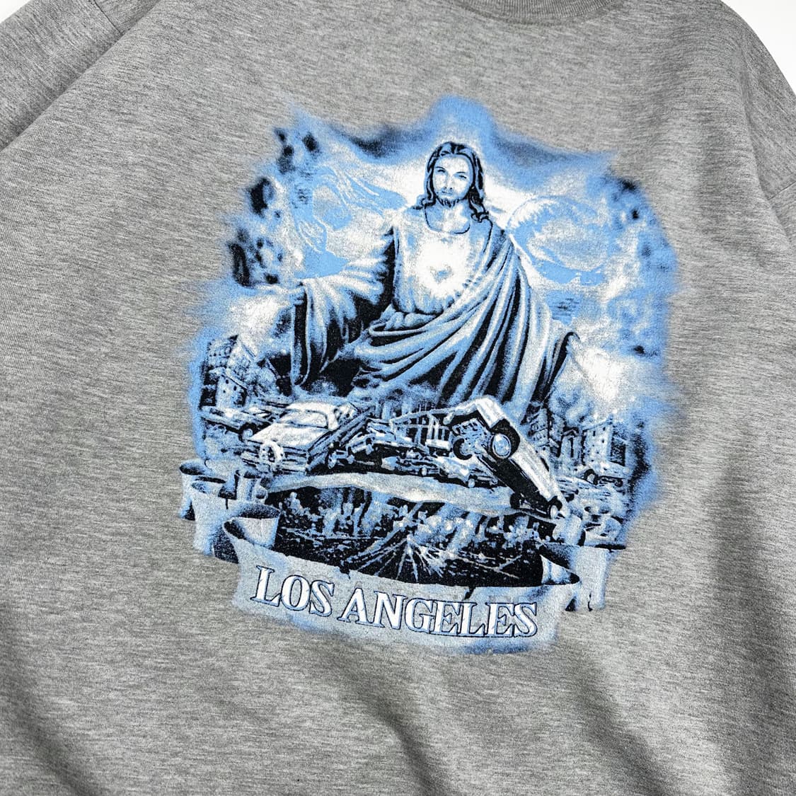 VTG 빈티지 로스앤젤레스 그레이 맨투맨 (XXL) 상품이미지3