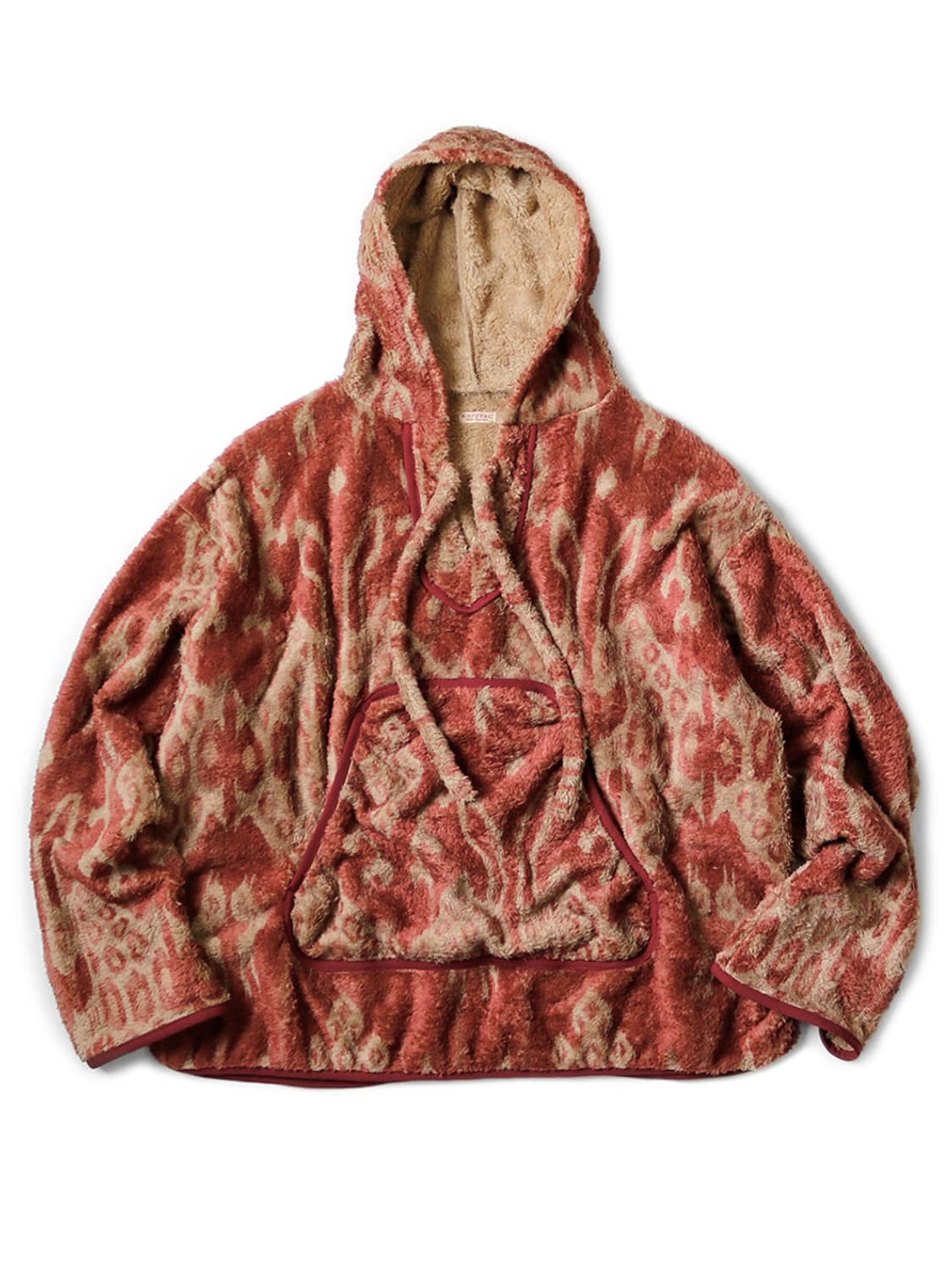KAPITAL Java Kasuri Pattern Flee Hoodie 상품이미지6