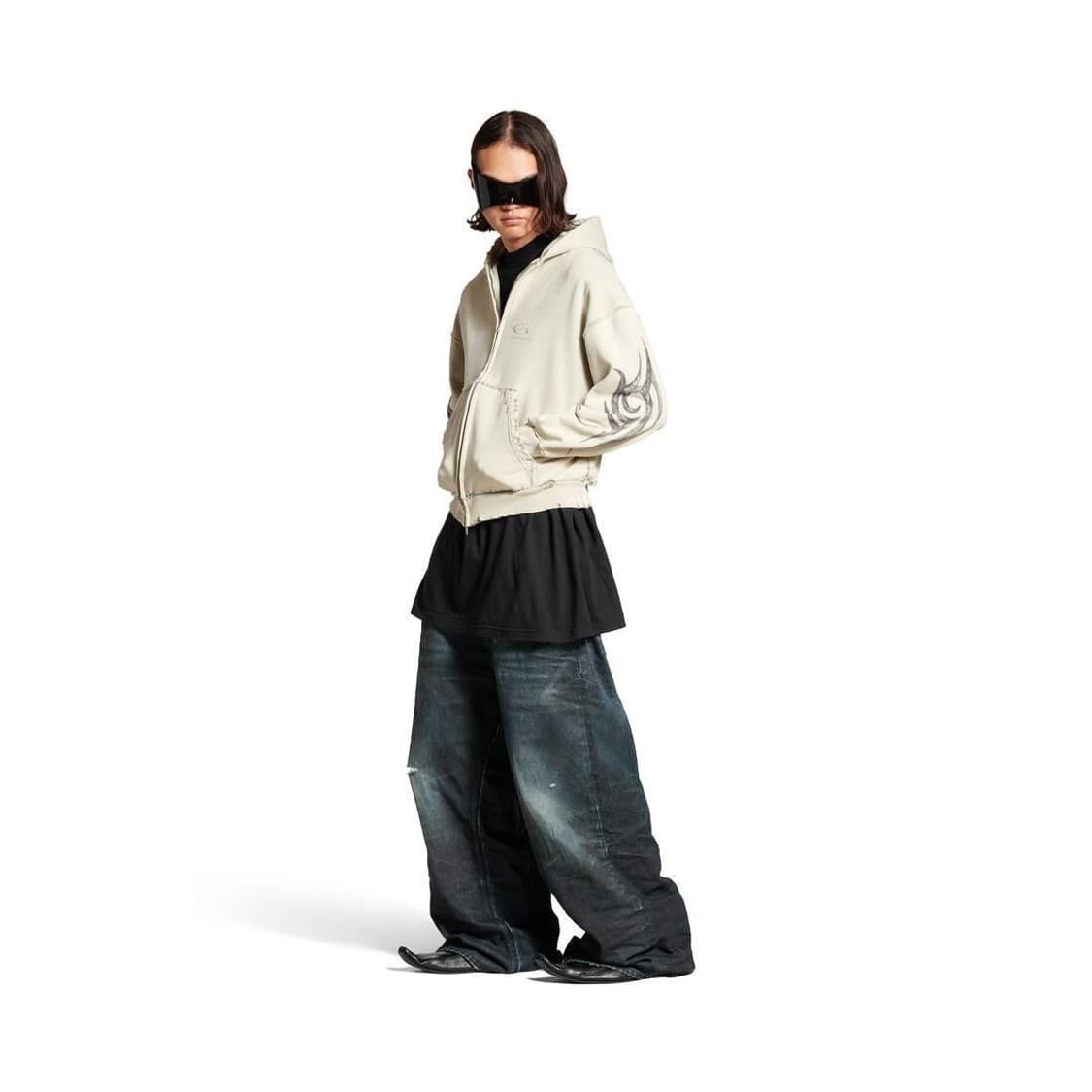 구매) 발렌시아가 y2k 후드집업 상품이미지1