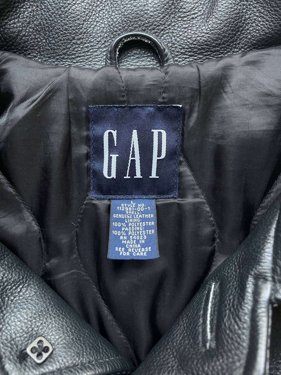 90s 올드갭 레더 카코트 gap carcoat 상품이미지4