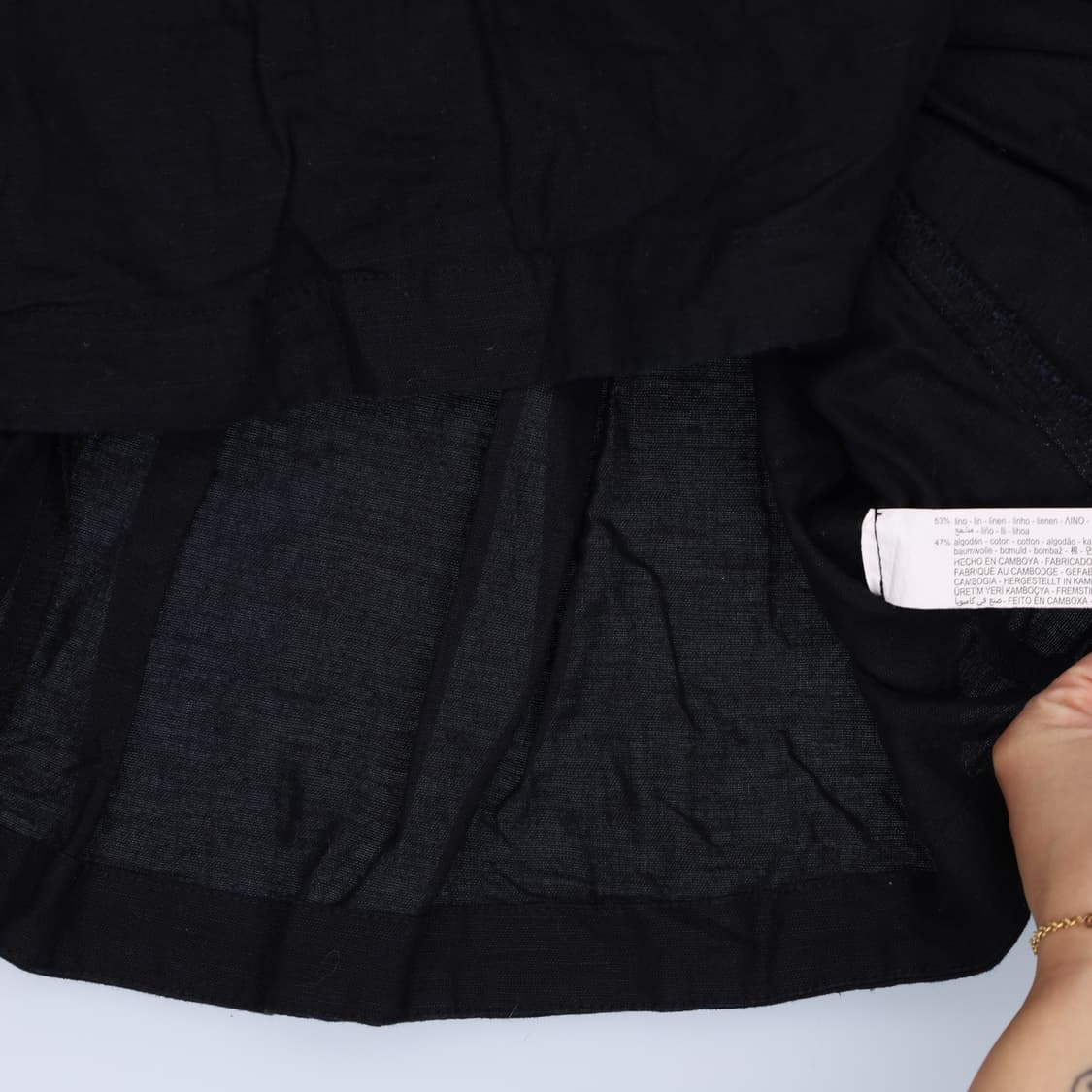 S 자라 여성 브이넥 블라우스 셔츠 0306H1 상품이미지5