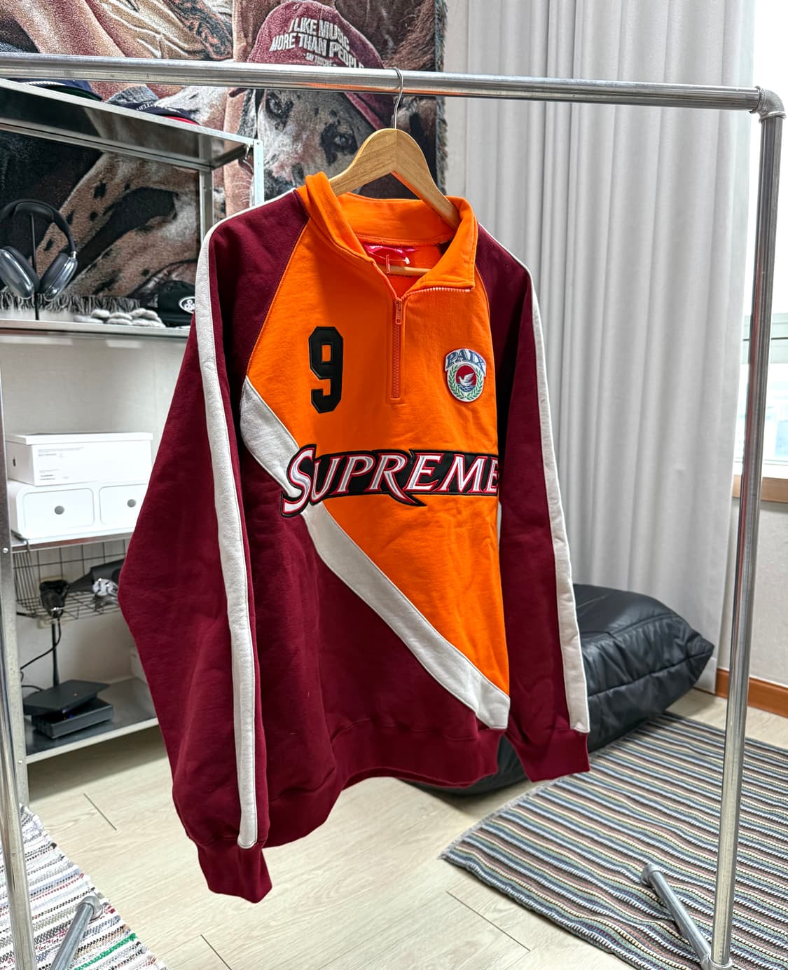 슈프림 이큅 하프집업 맨투맨 상품이미지2