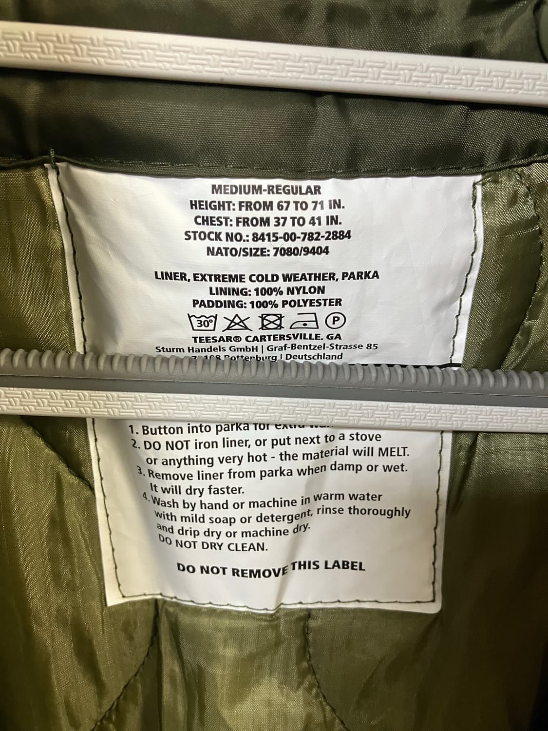 밀텍 m65 m사이즈 상품이미지2