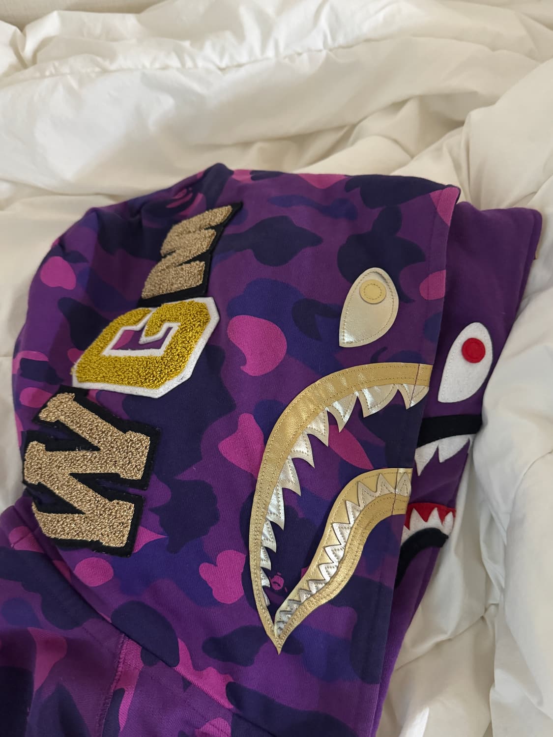 베이프 더블 샤크 후드 L 상품이미지5