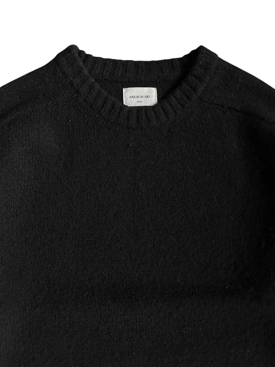 Wood Wood Wool Black Knit 상품이미지3