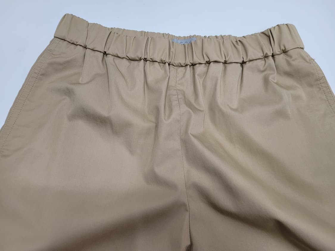 COS 코스 코튼 와이드 밴딩 팬츠 / 여 EUR 35 베이지
 상품이미지3