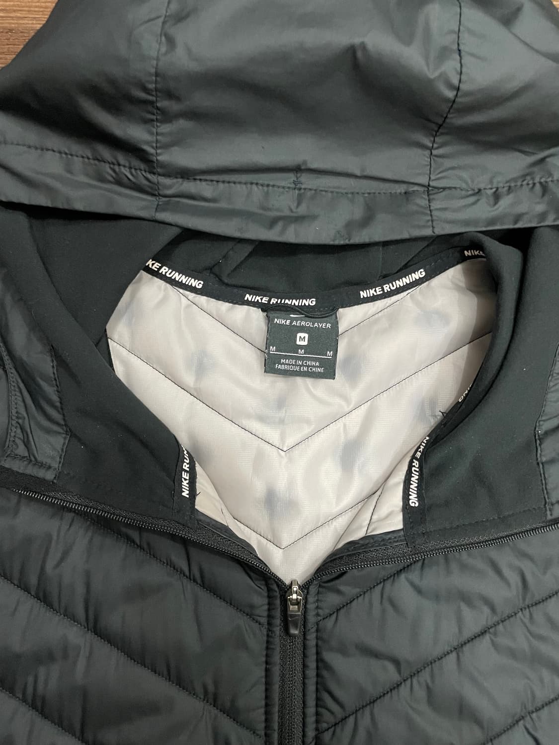 나이키 러닝 에어로레이어 자켓 블랙 상품이미지7