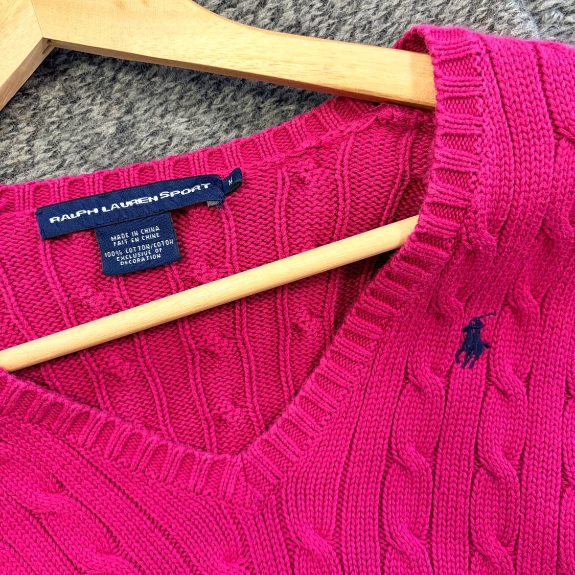 폴로 랄프로렌 스포츠 브이넥 니트 상품이미지6