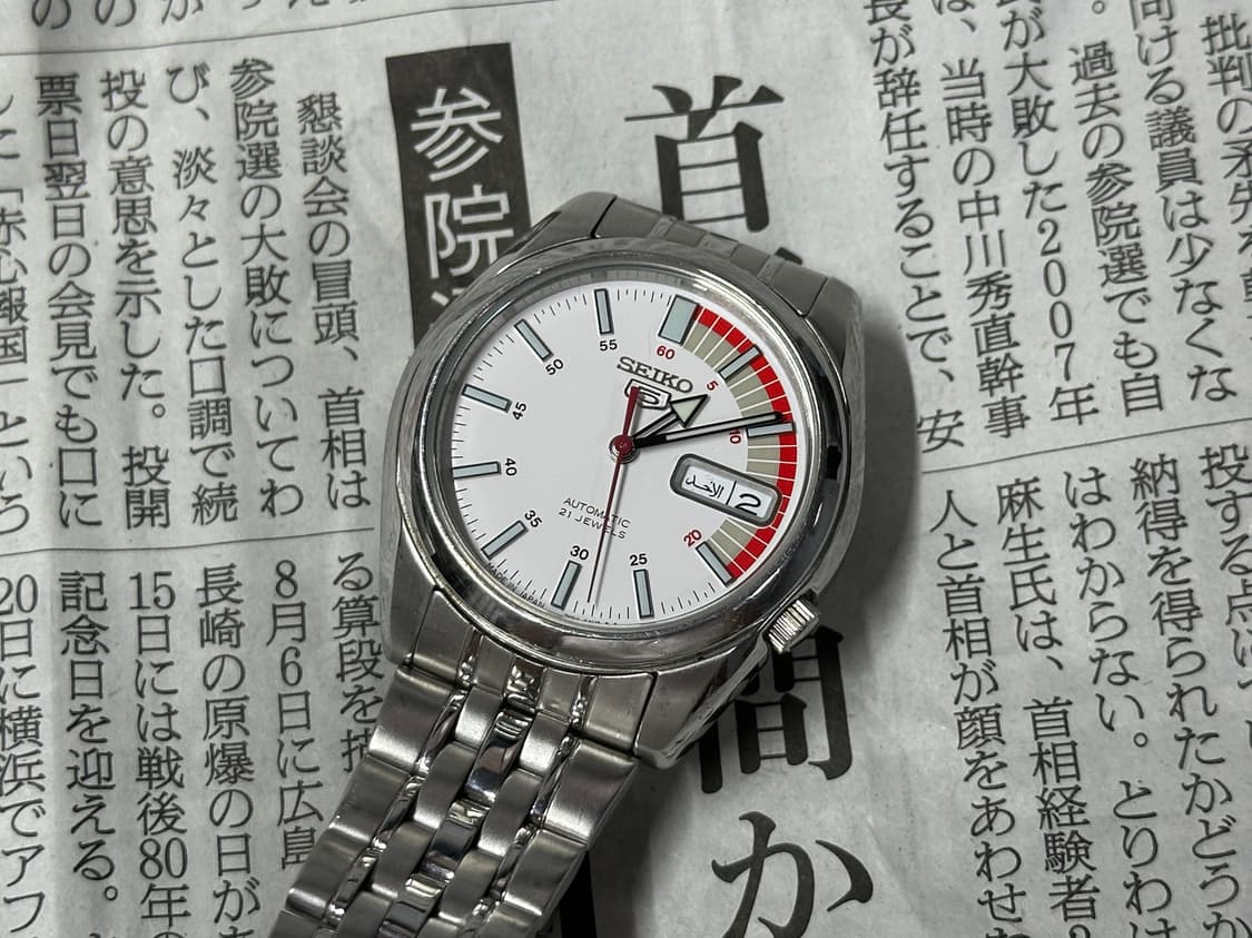 [빈티지] 세이코 5 오토매틱 SNK369 J1 "스피드 레이서" 상품이미지8