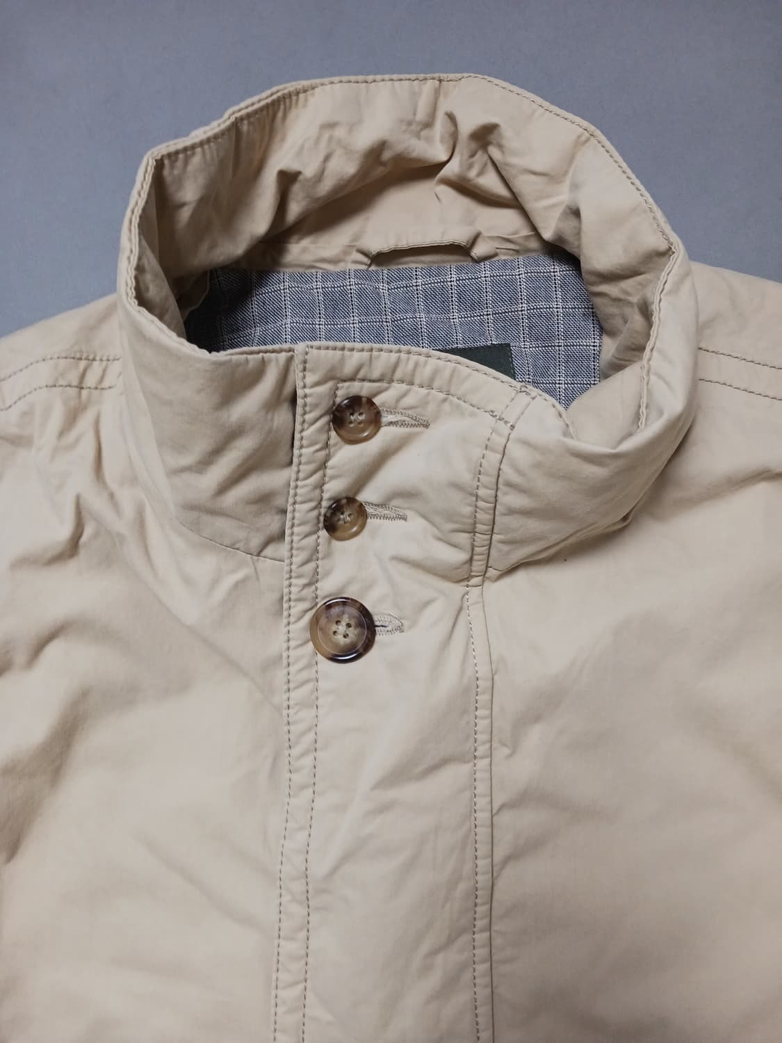 [110] 헨리코튼 베이지 아메리칸 패딩 롱코트 상품이미지2