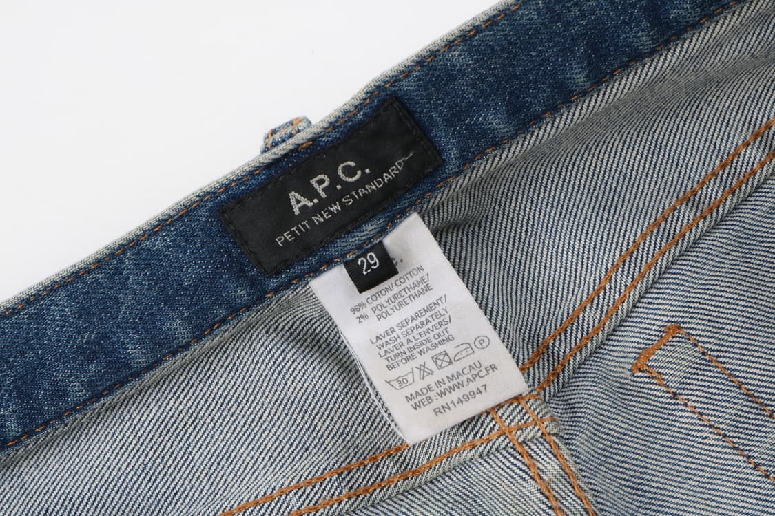 [29인치] apc 아페쎄 쁘띠뉴스탠다드 청바지 상품이미지5