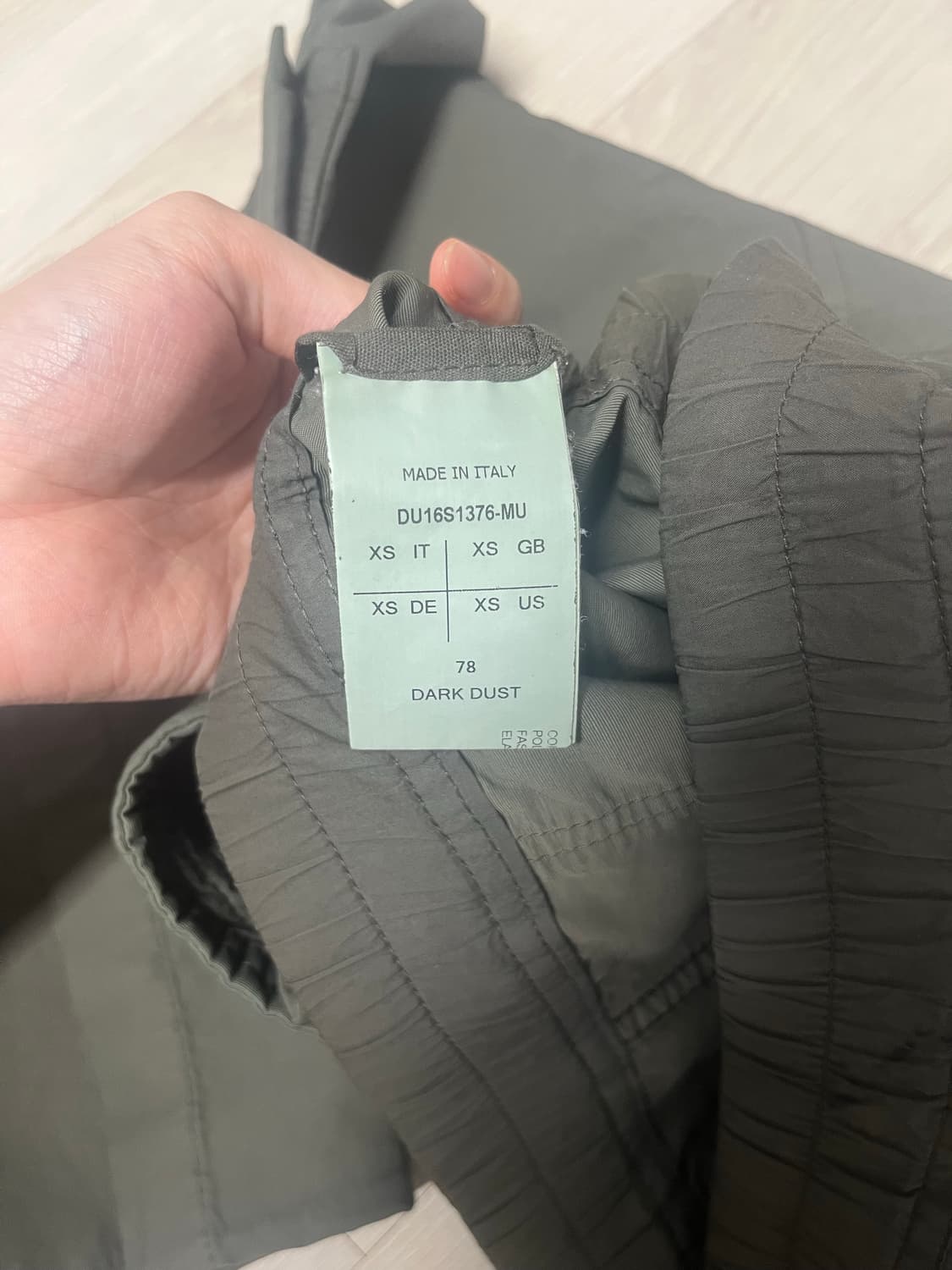 16ss 릭 크리치카고 팬츠 XS 상품이미지3