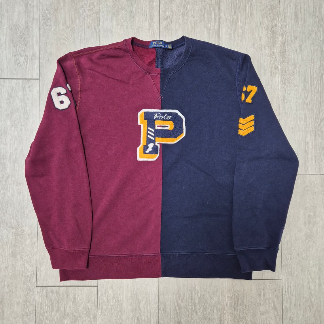 폴로 랄프로렌 바시티 레터 스웻셔츠 (L) 상품이미지1