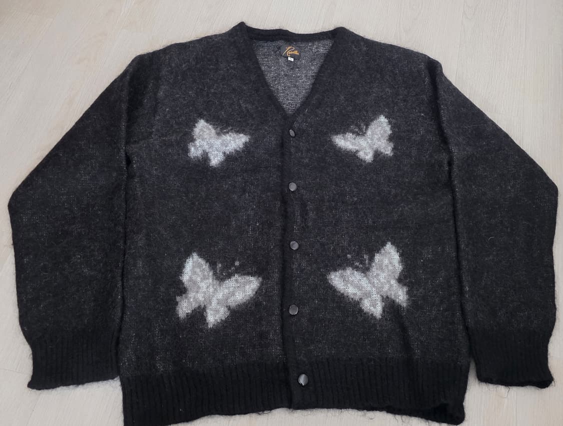 니들스 X 스튜디오스 모헤어 빠삐용 4 가디건 상품이미지2