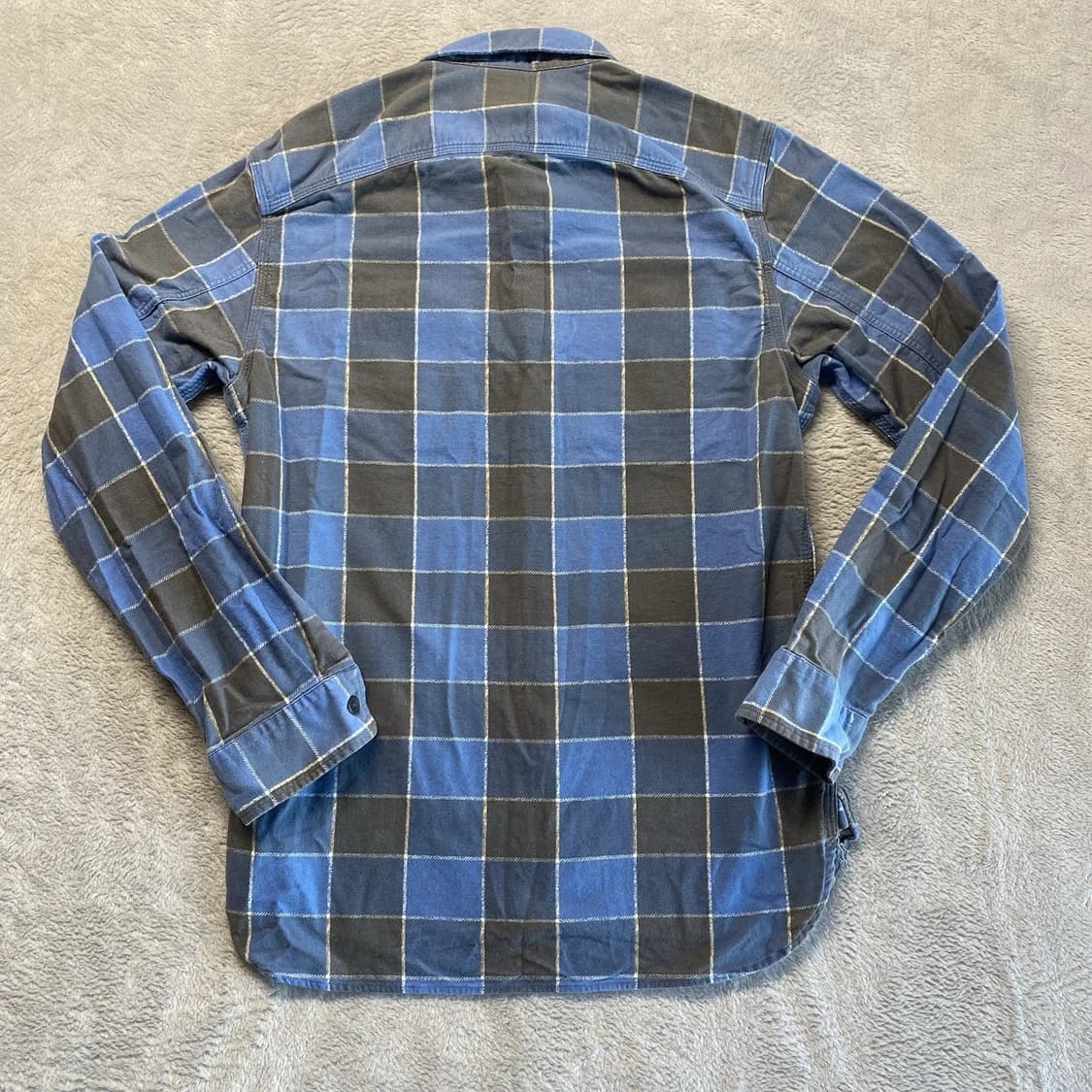 RRL 더블알엘 플래드 브러시 워크셔츠 블루 상품이미지8