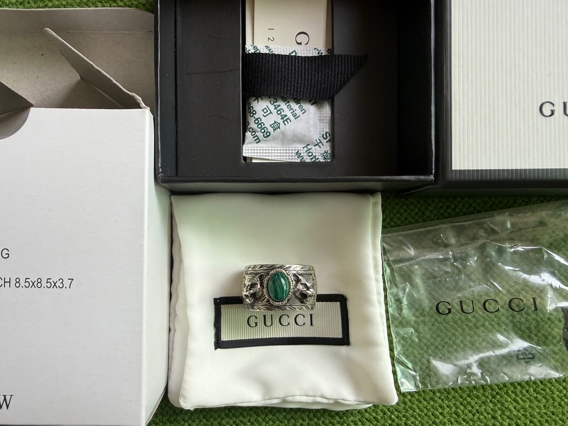 구찌 가든 펠린 헤드 실버 반지 A++급 상품이미지6