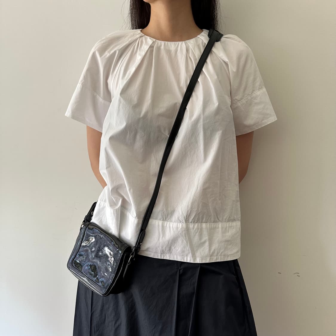 질샌더 네이비 jil sander navy 미니 숄더백 상품이미지7